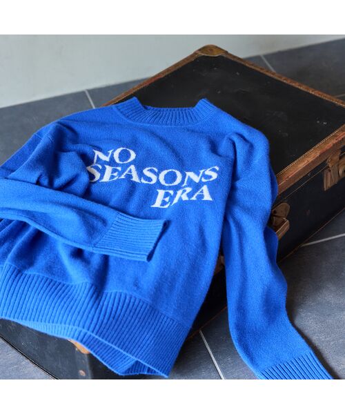 R-ISM / リズム ニット・セーター | 【カシミヤ100％】メッセージロゴインターシャニット | 詳細16