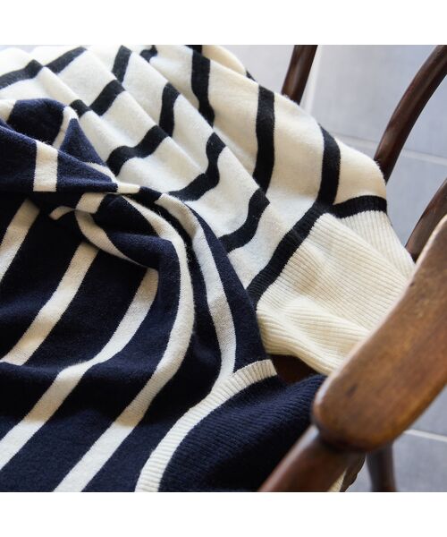 R-ISM / リズム ニット・セーター | 【カシミヤ100％】タートルネックボーダーニット | 詳細17