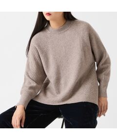 R-ISM / リズム ニット・セーター | 【カシミヤブレンド30％】編地変化ニットプルオーバー