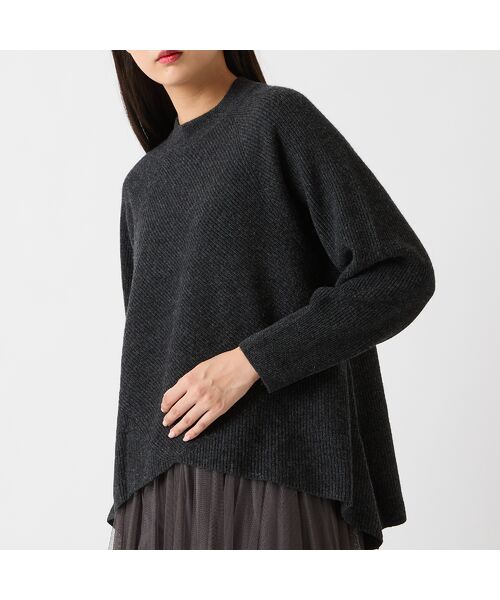 R-ISM / リズム ニット・セーター | 【カシミヤブレンド30％】編地変化ニットプルオーバー | 詳細10