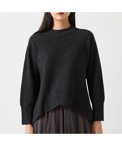 R-ISM / リズム ニット・セーター | 【カシミヤブレンド30％】編地変化ニットプルオーバー | 詳細11