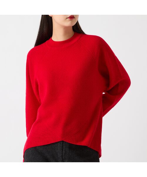 R-ISM / リズム ニット・セーター | 【カシミヤブレンド30％】編地変化ニットプルオーバー | 詳細12