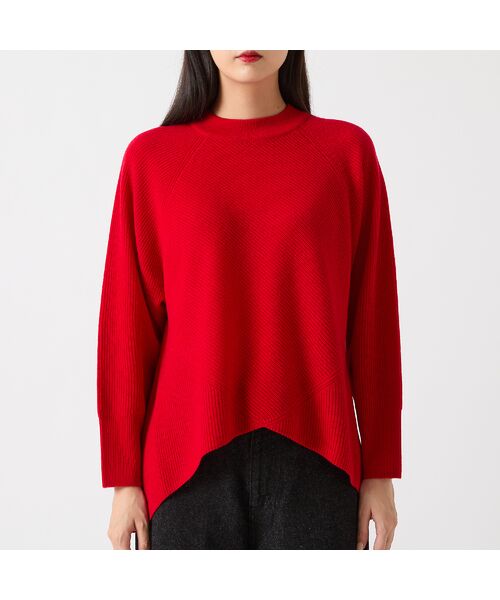 R-ISM / リズム ニット・セーター | 【カシミヤブレンド30％】編地変化ニットプルオーバー | 詳細14