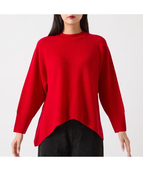 R-ISM / リズム ニット・セーター | 【カシミヤブレンド30％】編地変化ニットプルオーバー | 詳細15