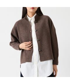 R-ISM / リズム その他アウター | 【カシミヤブレンド30％】接結ニットジャケット