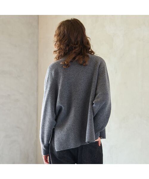 R-ISM / リズム その他アウター | 【カシミヤブレンド30％】接結ニットジャケット | 詳細4