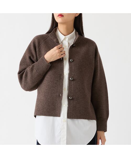 R-ISM / リズム その他アウター | 【カシミヤブレンド30％】接結ニットジャケット | 詳細11