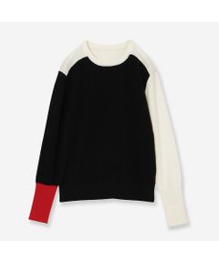 R-ISM / リズム ニット・セーター | 【カシミヤ100%】カラーブロックニット