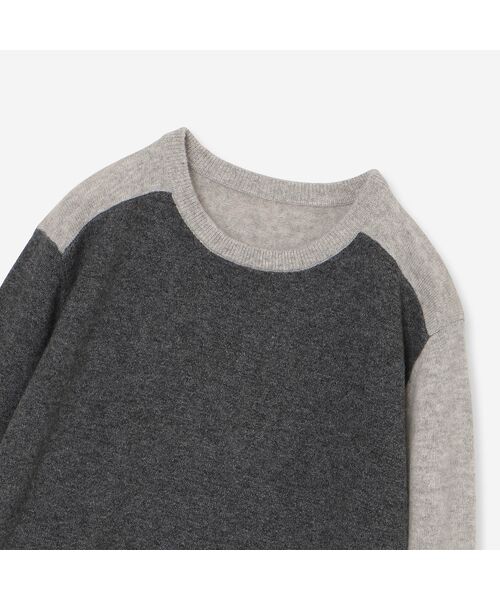 R-ISM / リズム ニット・セーター | 【カシミヤ100%】カラーブロックニット | 詳細1