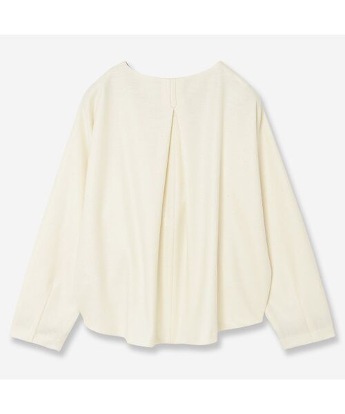 R-ISM / リズム シャツ・ブラウス | 【セットアップ対応・S/M/Lサイズあり】圧縮ウールスムースタックブラウス | 詳細3