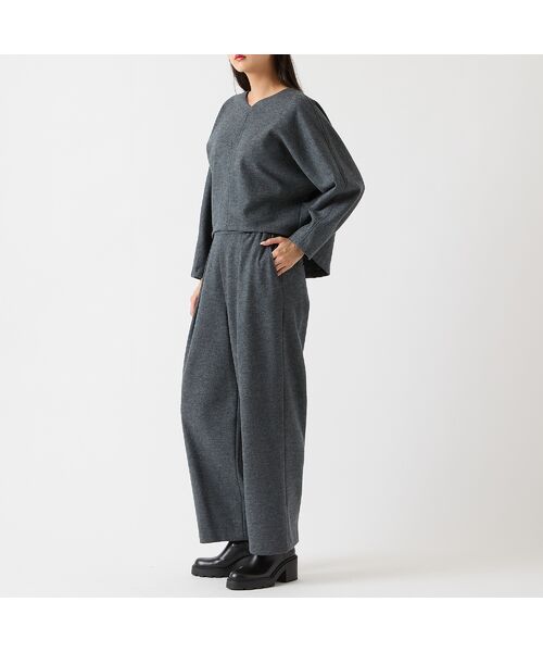 R-ISM / リズム シャツ・ブラウス | 【セットアップ対応・S/M/Lサイズあり】圧縮ウールスムースタックブラウス | 詳細8