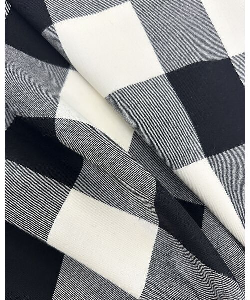 R-ISM / リズム ミニ・ひざ丈スカート | 【追加生産・尾州ウール・S/M/Lサイズあり】チェックフレアースカート | 詳細9