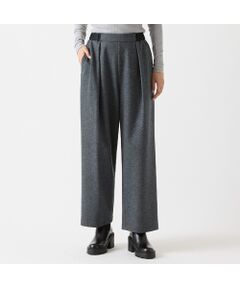 R-ISM / リズム その他パンツ | 【セットアップ対応・S/M/Lサイズあり】圧縮ウールスムースタックワイドパンツ