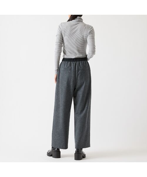 R-ISM / リズム その他パンツ | 【セットアップ対応・S/M/Lサイズあり】圧縮ウールスムースタックワイドパンツ | 詳細5