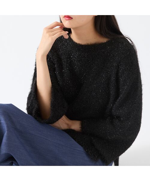R-ISM / リズム ニット・セーター | 【着映えアイテム・洗える】ラメニットプルオーバー | 詳細2