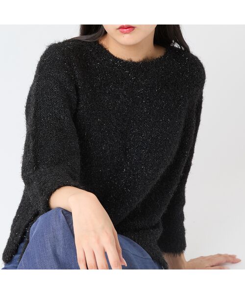 R-ISM / リズム ニット・セーター | 【着映えアイテム・洗える】ラメニットプルオーバー | 詳細3