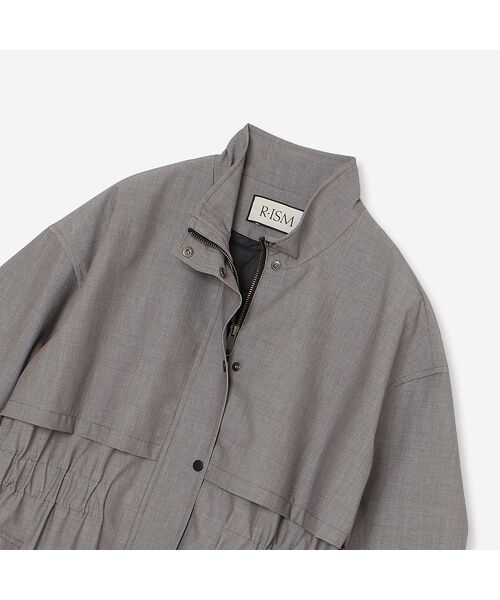 R-ISM / リズム ブルゾン | 【防風フィルム付き】シャンブレーパティングブルゾン | 詳細1