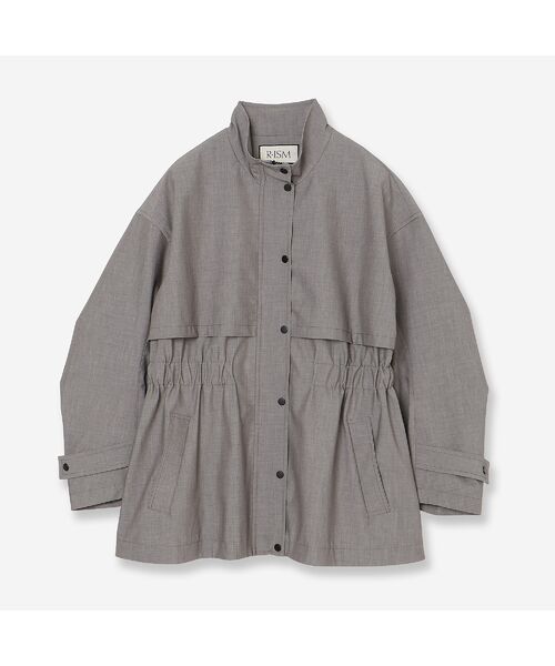 R-ISM / リズム ブルゾン | 【防風フィルム付き】シャンブレーパティングブルゾン（グレー）