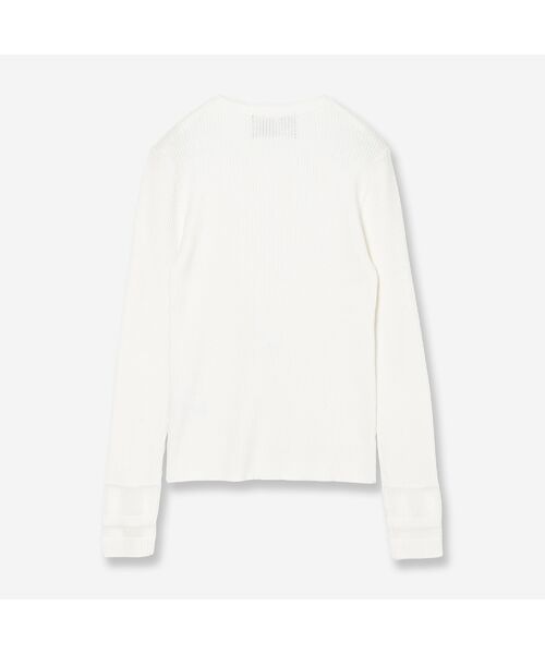 R-ISM / リズム ニット・セーター | 【洗える】リストシアーデザインリブニット | 詳細3