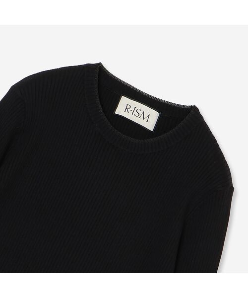 R-ISM / リズム ニット・セーター | 【洗える】リストシアーデザインリブニット | 詳細4