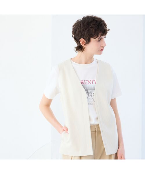 R-ISM / リズム ベスト | 【吸水速乾・抗菌防臭・洗える】バックシアージレ | 詳細4