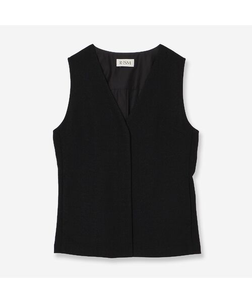 R-ISM / リズム ベスト | 【吸水速乾・抗菌防臭・洗える】バックシアージレ（ブラック）