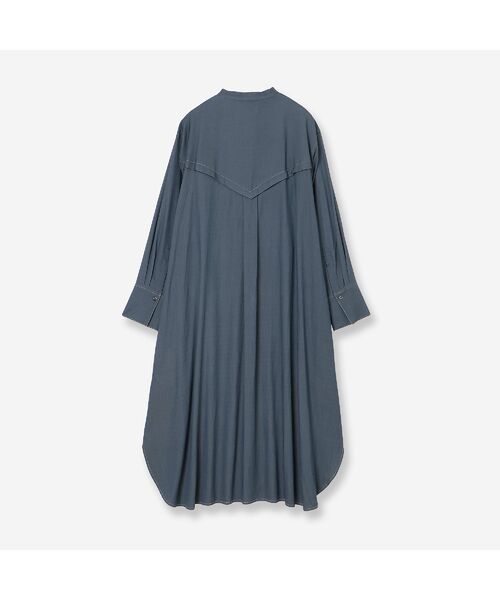 R-ISM / リズム ミニ丈・ひざ丈ワンピース | 【セットアップ対応・洗える】シャンブレーデニムシャツワンピース | 詳細1