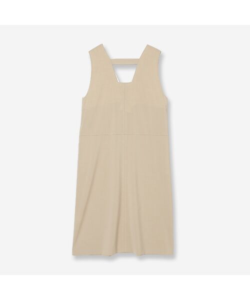 R-ISM / リズム ミニ丈・ひざ丈ワンピース | 【接触冷感・吸水速乾・紫外線防止・洗える】ライトツイルジャンパースカート | 詳細3
