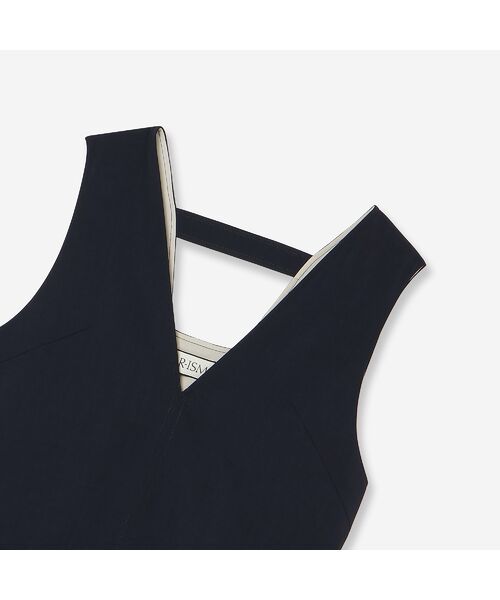 R-ISM / リズム ミニ丈・ひざ丈ワンピース | 【接触冷感・吸水速乾・紫外線防止・洗える】ライトツイルジャンパースカート | 詳細4