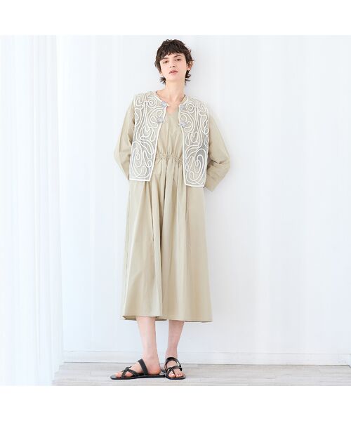 R-ISM / リズム ミニ丈・ひざ丈ワンピース | 【洗える】コットンタンブラーワンピース | 詳細11