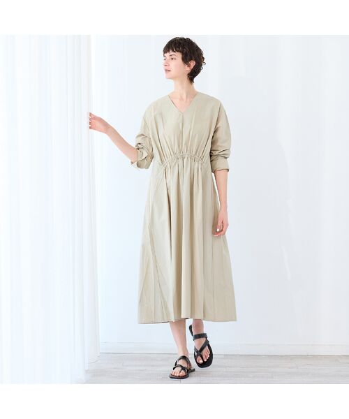 R-ISM / リズム ミニ丈・ひざ丈ワンピース | 【洗える】コットンタンブラーワンピース | 詳細2