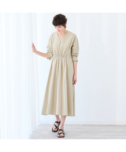 R-ISM / リズム ミニ丈・ひざ丈ワンピース | 【洗える】コットンタンブラーワンピース | 詳細3