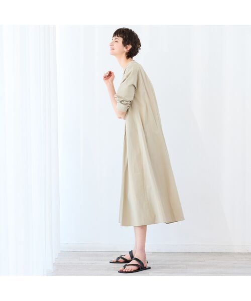 R-ISM / リズム ミニ丈・ひざ丈ワンピース | 【洗える】コットンタンブラーワンピース | 詳細5