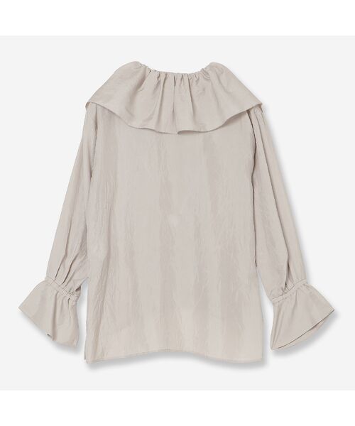 R-ISM / リズム シャツ・ブラウス | 【洗える】ワッシャーサテンフリルブラウス | 詳細3