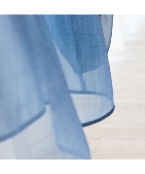 R-ISM / リズム シャツ・ブラウス | 【セットアップ対応・洗える・S/M/Lサイズ】シフォンデニムプリントブラウス | 詳細10