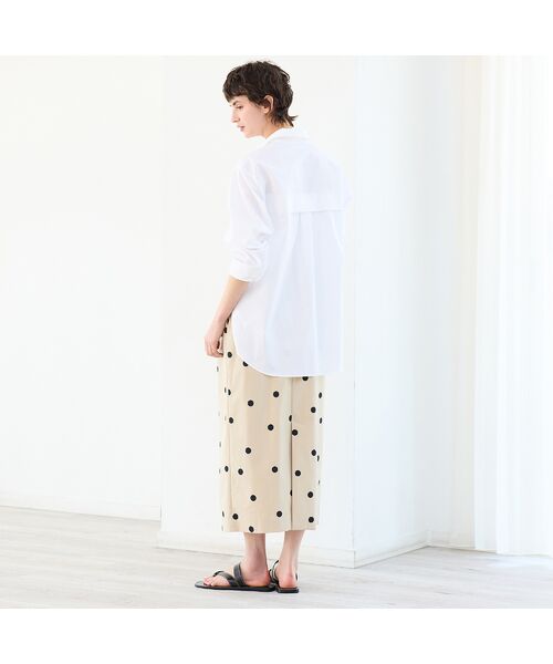 R-ISM / リズム ミニ・ひざ丈スカート | 【洗える・S/M/Lサイズ】ドットプリントタフタスカート | 詳細8