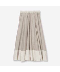 R-ISM / リズム ミニ・ひざ丈スカート | 【洗える・S/M/Lサイズ】オーガンジーコンビボリュームスカート