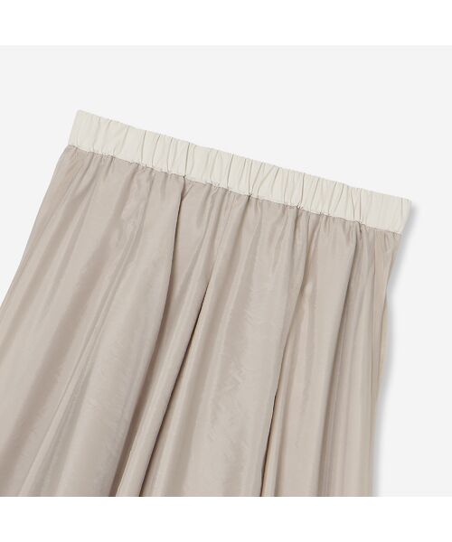 R-ISM / リズム ミニ・ひざ丈スカート | 【洗える・S/M/Lサイズ】オーガンジーコンビボリュームスカート | 詳細1