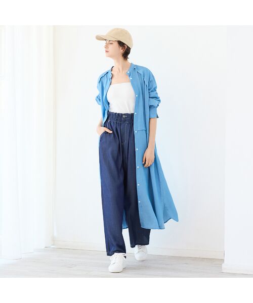 R-ISM / リズム その他パンツ | 【セットアップ対応・洗える・S/M/Lサイズ】シャンブレーデニムトラウザー | 詳細10