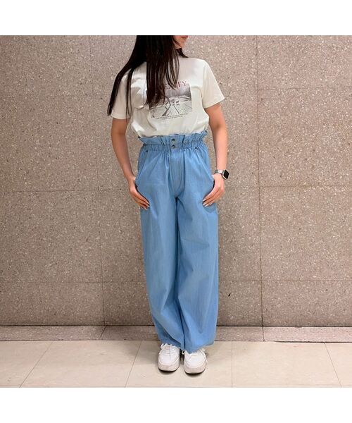 R-ISM / リズム その他パンツ | 【セットアップ対応・洗える・S/M/Lサイズ】シャンブレーデニムトラウザー | 詳細10