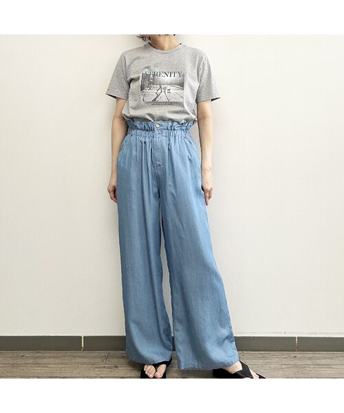 R-ISM / リズム その他パンツ | 【セットアップ対応・洗える・S/M/Lサイズ】シャンブレーデニムトラウザー | 詳細6