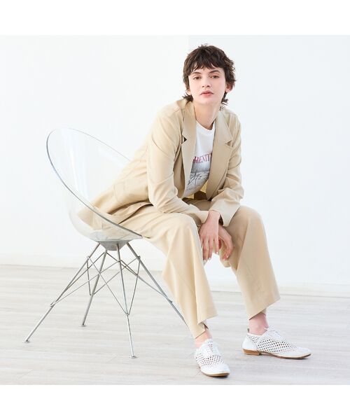 R-ISM / リズム その他パンツ | 【接触冷感・吸水速乾・紫外線防止・洗える】ライトツイルタックパンツ | 詳細8