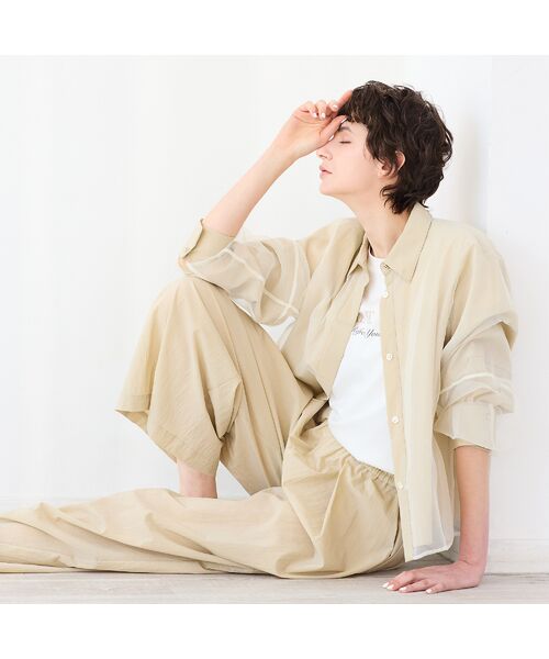 R-ISM / リズム その他パンツ | 【セットアップ対応・接触冷感・S/M/Lサイズ】ストレッチワイドパンツ | 詳細12