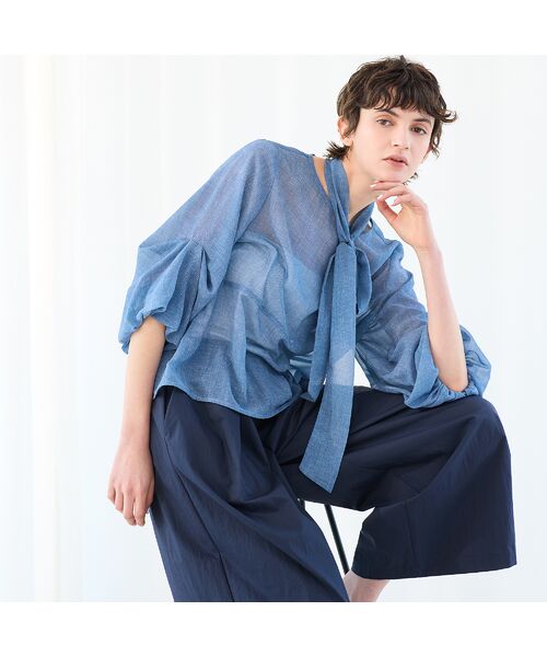 R-ISM / リズム その他パンツ | 【セットアップ対応・接触冷感・S/M/Lサイズ】ストレッチワイドパンツ | 詳細2