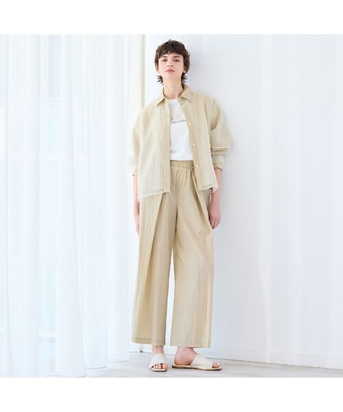 R-ISM / リズム その他パンツ | 【セットアップ対応・接触冷感・S/M/Lサイズ】ストレッチワイドパンツ | 詳細3