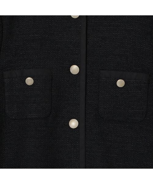 R-ISM / リズム ノーカラージャケット | 【S/M/Lサイズ】ツイードノーカラージャケット | 詳細5
