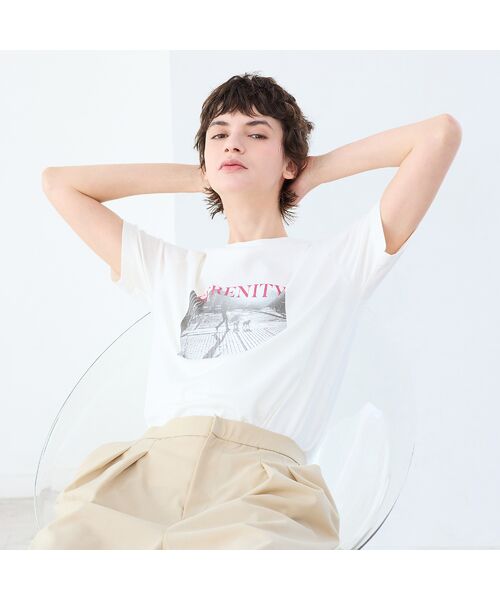 R-ISM / リズム カットソー | 【R-ISM人気アイテム・洗える】フォトプリントTシャツ（DOG） | 詳細2