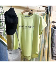 R-ISM / リズム カットソー | 【接触冷感・紫外線防止・洗える】ロゴTシャツ（MAKE IT FRESH）