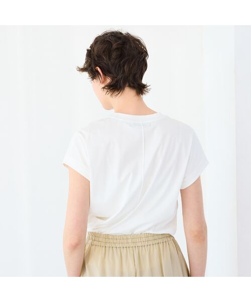 R-ISM / リズム カットソー | 【接触冷感・紫外線防止・洗える】ロゴTシャツ（MAKE IT FRESH） | 詳細3