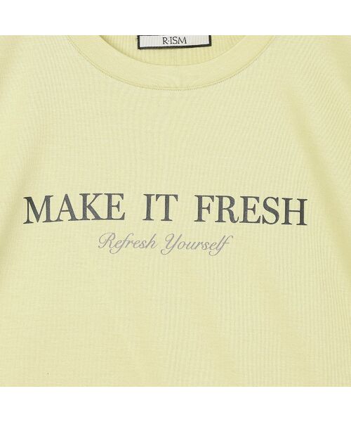 R-ISM / リズム カットソー | 【接触冷感・紫外線防止・洗える】ロゴTシャツ（MAKE IT FRESH） | 詳細16
